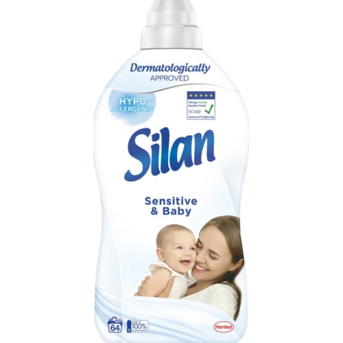Кондиционер для белья Silan Sensitive&Baby, 1408 мл